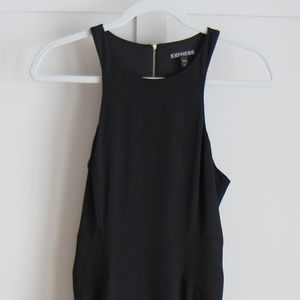 EXPRESS Black Halter Dress